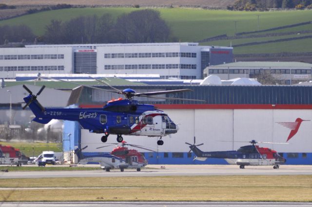 Eurocopter Super Puma (EC-225) (G-ZZSF) - Bristow Eurocopter EC225LP Super Puma G-ZZSF in Aberdeen heliport