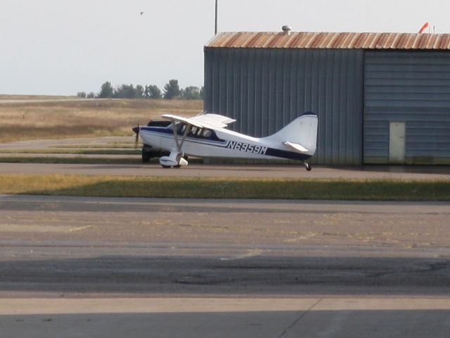 Piper 108 Voyager (N6959M) - Taxiing from hangar