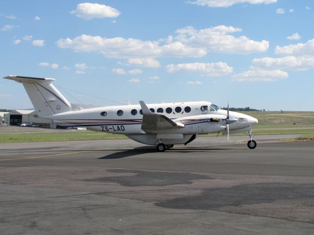 Beechcraft Super King Air 350 (ZS-LAD) - At Lanseria. South Africa.