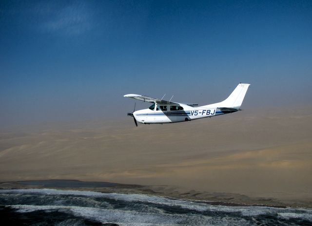 V5-FBJ — - Flying over the Skeleton Coast in Namibia