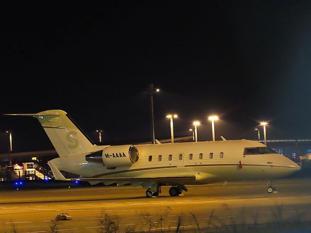 Canadair Challenger (M-AAAA) - Photo taken on May 24, 2022.