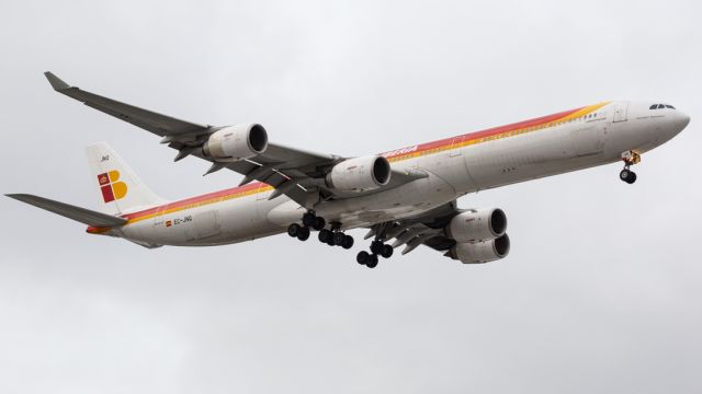 Airbus A340-600 (EC-JNQ) - IBE6275 LEMD-KORD - 28 November 2015. This flight is typically operated with an A333.