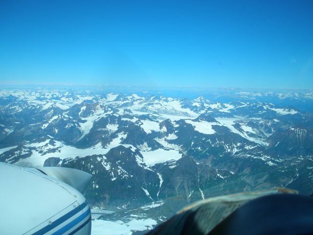 Cessna 310 (N6248Q) - North of Haines heading to Fairbanks