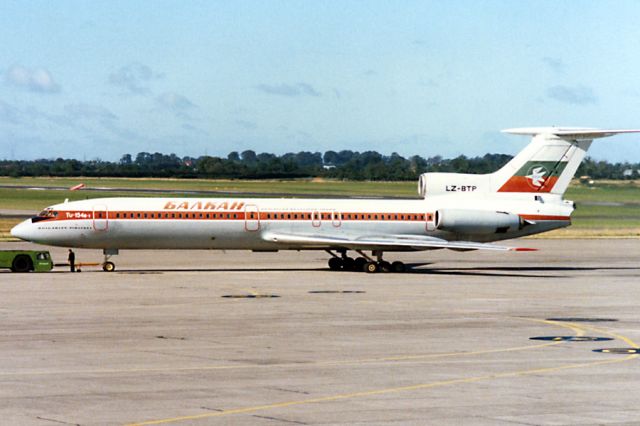 Tupolev Tu-154 (LZ-BTP) - Dublin Airport, Ireland, in the mid-80s.