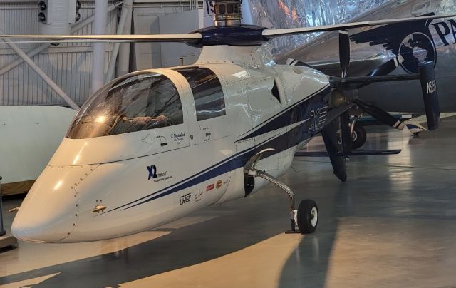 N525SA — - 2008 Sikorsky X2 on display at the Udvar-Hazy Center