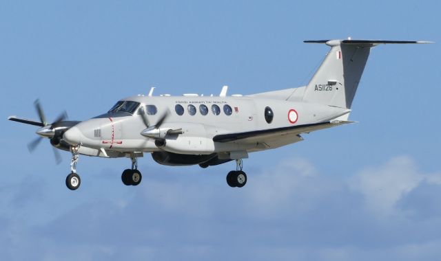 Beechcraft Super King Air 200 (ASA1126) - On landing RW31