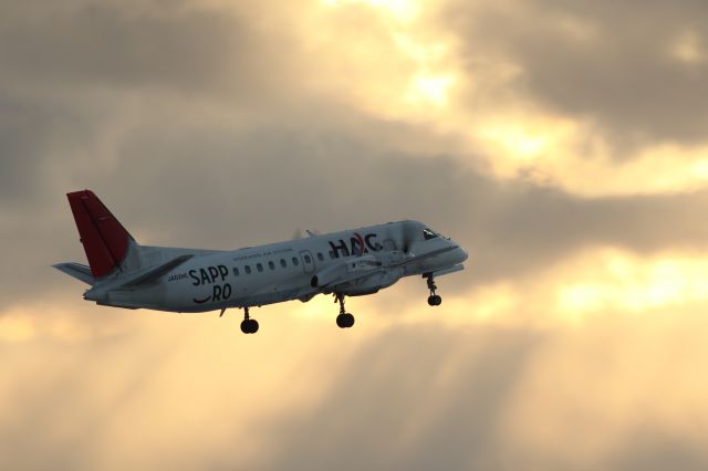 Saab 340 (JA02HC) - 30 January 2016:HKD-OKD. Hokkaido Air System.