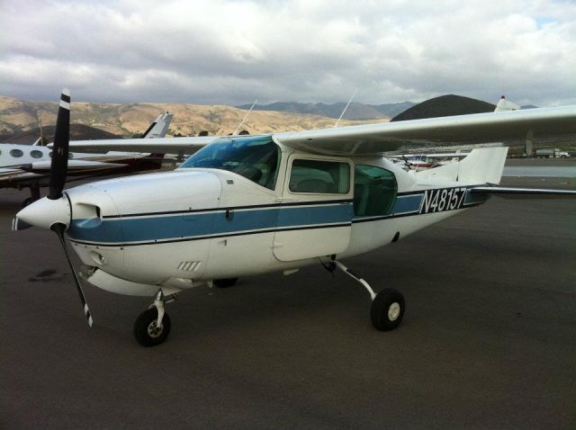 Cessna Centurion (N48157) - Just dropped off some people in San Luis Obispo.