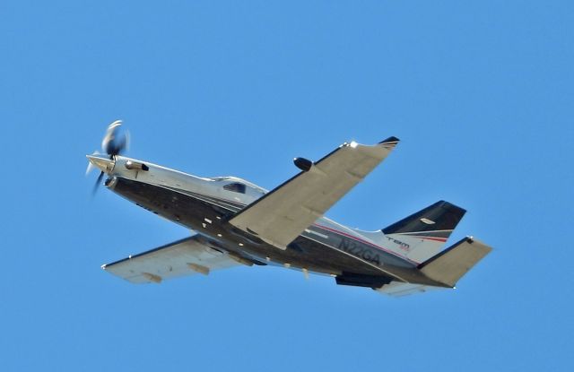 Socata TBM-700 (N22GA) - Crosswind for 27 at carson City