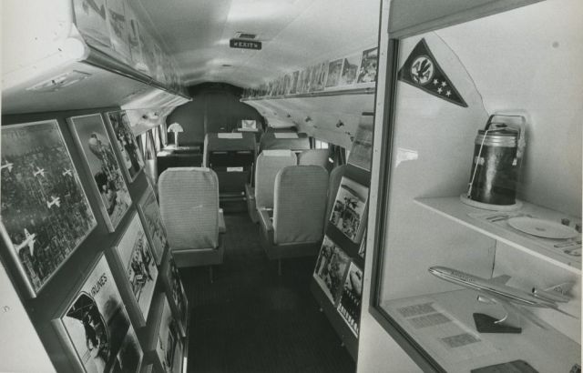 Douglas DC-3 (N999Z) - scanned from photographbr /American Airlines DC-3 flying museum tour (early 1970s)