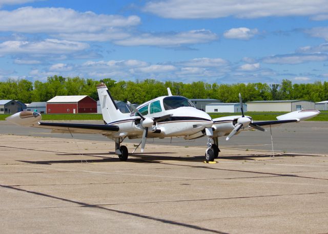 Cessna 310 (N8166Q) - At Downtown Shreveport.