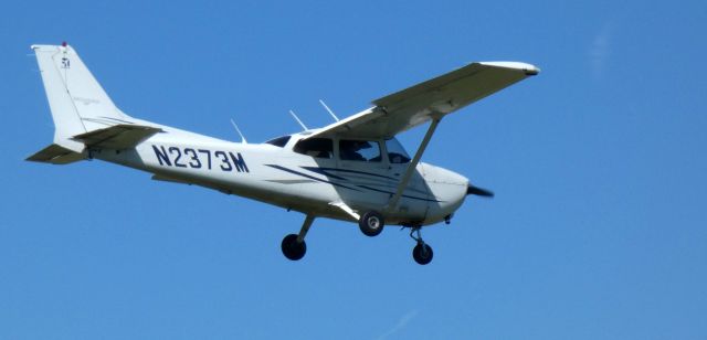 Cessna Skyhawk (N2373M) - About to touch down is this 2007 Cessna 172S Skyhawk SP in the Spring of 2025.