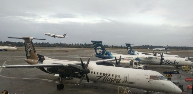 de Havilland Dash 8-400 (N400QX) - Terminal, Seatac