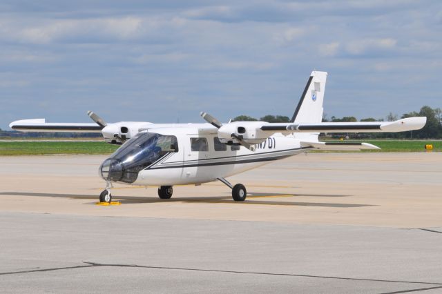 N701 — - 1990 Partenavia SPA P .68 Observer 2 at KBAK 8-25-15. Registered to U.S. Dept. of the Interior.