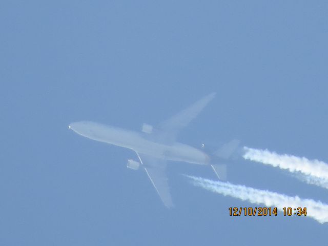 Boeing MD-11 (N280UP) - UPS flight 2859 from PHX to SDF over Southeastern Kansas at 39,000 feet.