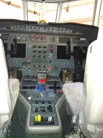 Dassault Falcon 50 (N752JC) - New Universal Glass cockpit in the 50.