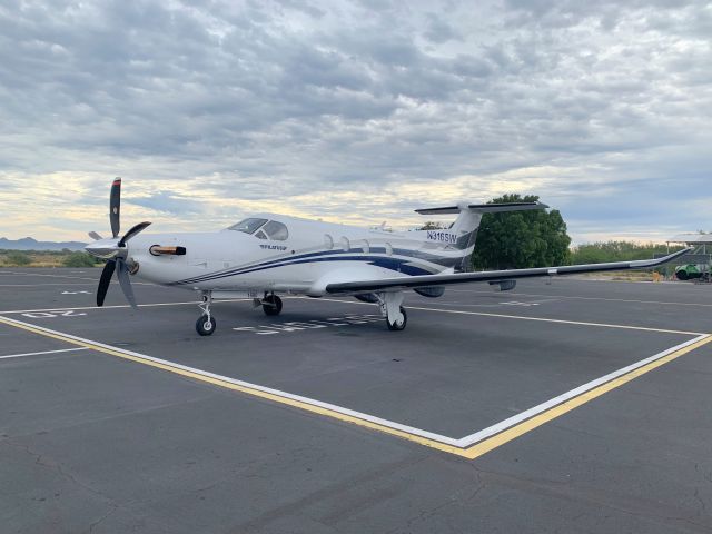 Pilatus PC-12 (N316SW) - Arriving in Loreto, Baja, Mexico