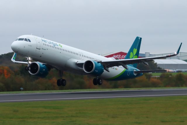 Airbus A321neo (EI-LRE) - EI203, the short hop from MAN to DUB