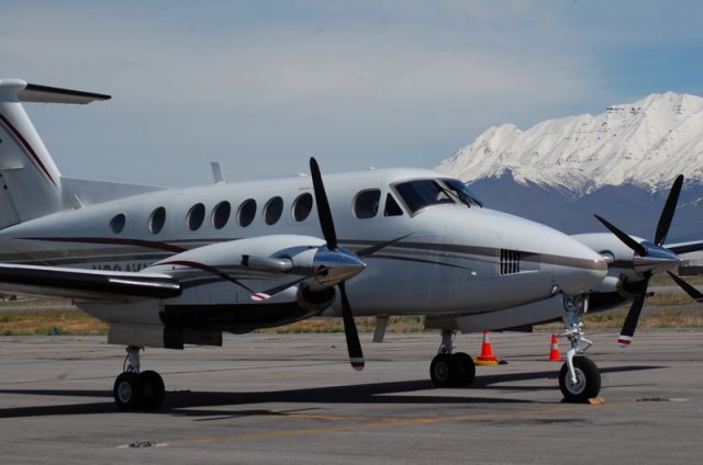 Beechcraft Super King Air 200 (N234KW) - General Atomics Corp., Mt. Timpanogos, Utah