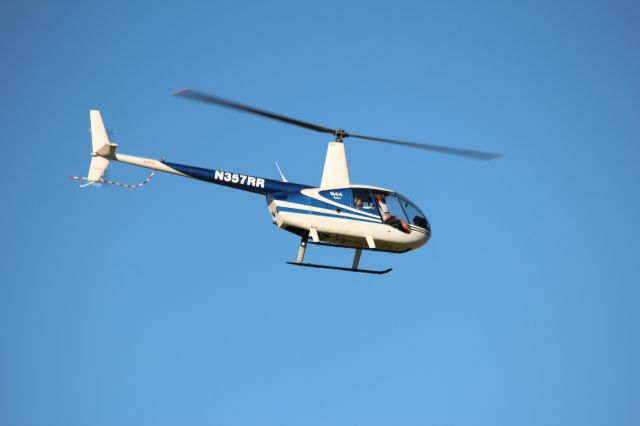 Robinson R-44 (N357RR) - 091915 Robison 44 at Nebraska City