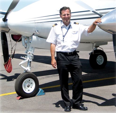 Beechcraft King Air 90 (ZS-OAE) - At the Orapa Diamond Mine, Botswana.