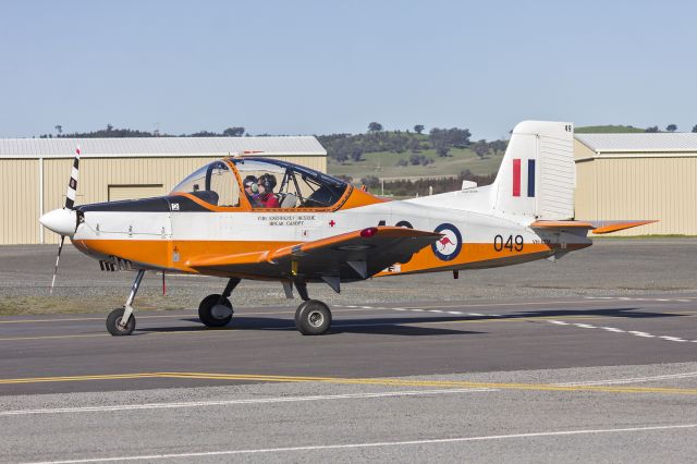 PACIFIC AEROSPACE CT-4 Airtrainer (VH-PTM) - New Zealand CT-4A Airtrainer (VH-PTM) taxiing at Wagga Wagga Airport.