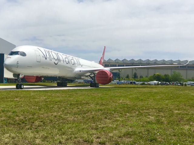 G-VLUX — - First Virgin A350-1000 named « Mamma Mia », ready for delivery