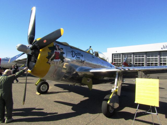 REPUBLIC Thunderbolt (N47DM) - On display outside Lyon Air Museum