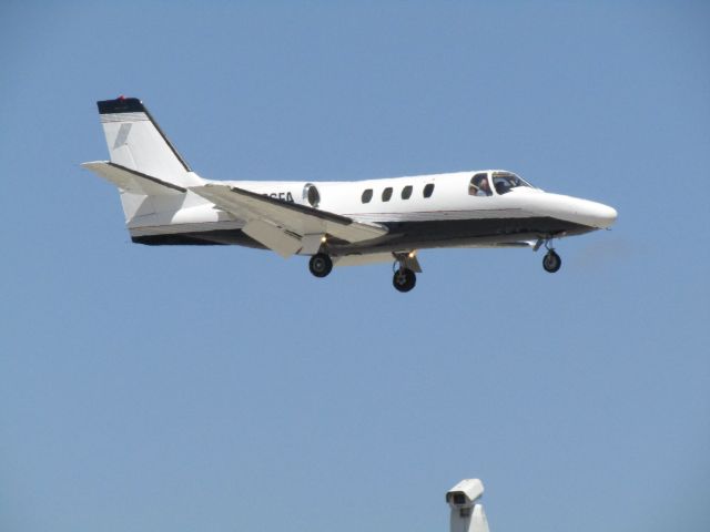 Cessna Citation 1SP (N166FA) - Landing RWY 20R