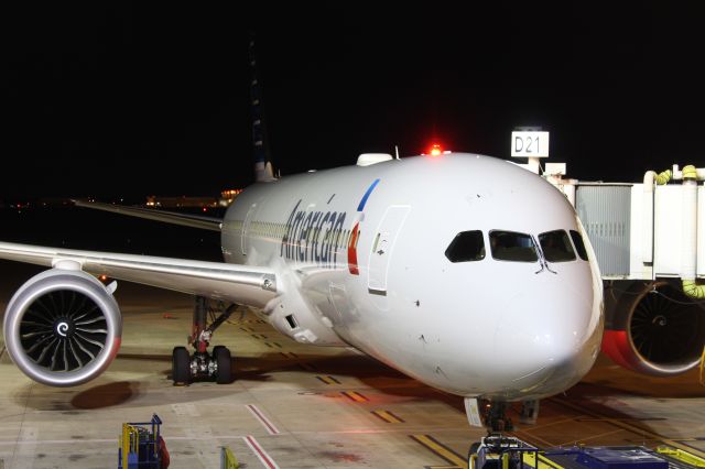 Boeing 787-8 (N808AN) - This Dreamliner just arrived from Beijing as it prepares for departure to San Francisco