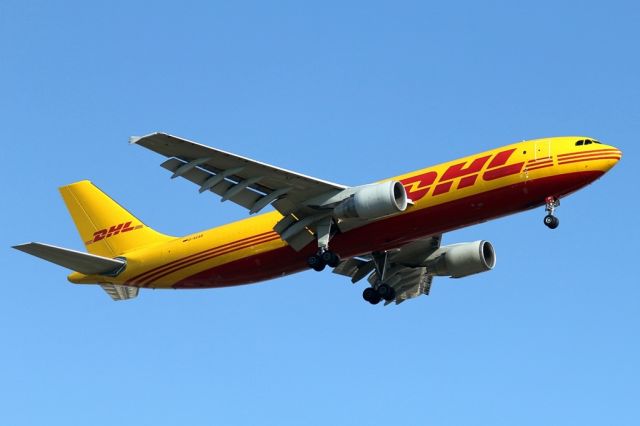 Airbus A300F4-600 (D-AEAB) - 05/01/2019: Cargo flight from Leipzig, to land on runway 12.