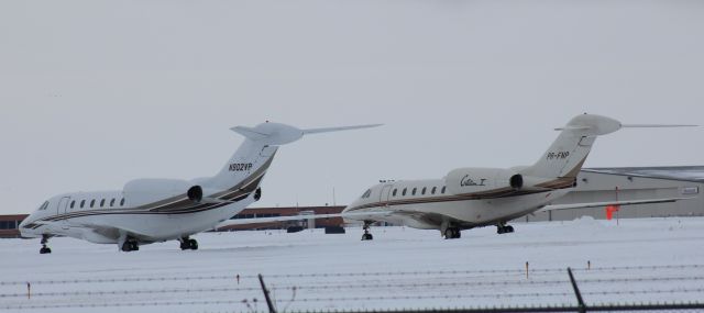 Cessna Citation X (PR-FNP) - 021014 On the Cessna ramp. Cessna Citation Xs N920VP and PRFNP