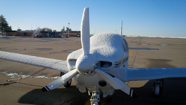 N3215F — - First solo flight with Casper and he was not impressed. KERV (Kerrville TX) to KLBL Liberal KS), March 2016.