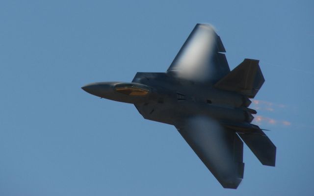 Lockheed F-22 Raptor — - Dobbins Air Reserve Base, Marietta, GA, October 19, 2008