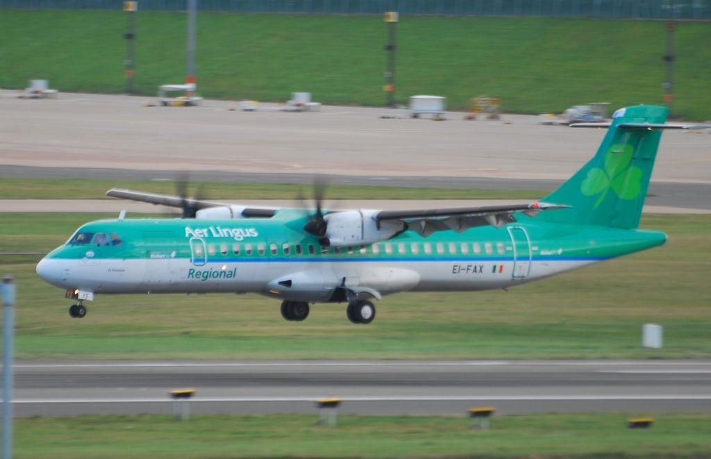 ATR ATR-72 (EI-FAX) - FROM FREEPORT CARPARK