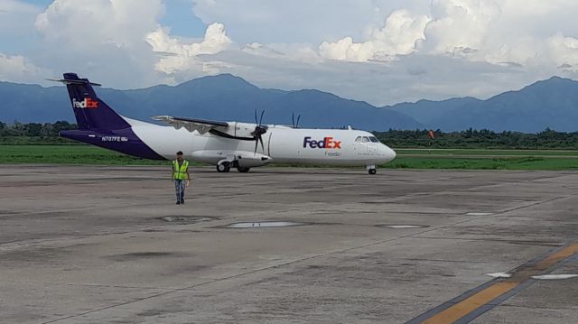 Aerospatiale ATR-72-600 (N707FE) - Taxing out . @MHLM on the way to KMIA