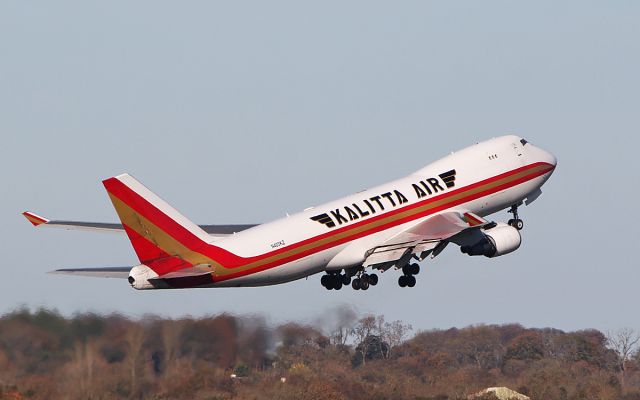 Boeing 747-400 (N403KZ) - kalitta air b747-481f n403kz dep shannon 28/10/18.