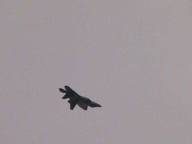 Lockheed F-22 Raptor — - us air force F 22 at the 2015 abbotsford airshow