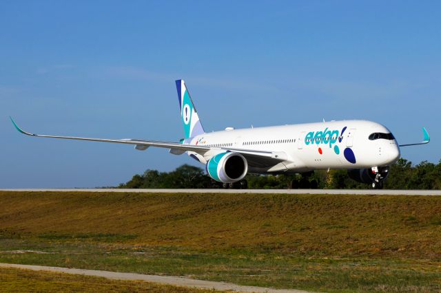 Airbus A350-900 (EC-NBO) - Coming down the bridge