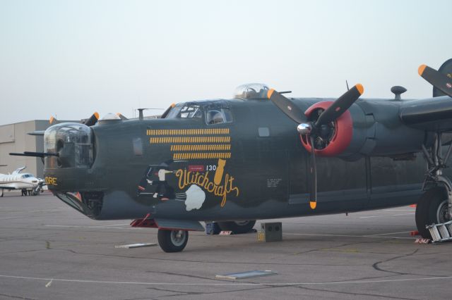 Consolidated B-24 Liberator (N224J) - Nose Art of a Consolidated B24 Liberator N224J sitting on East GA tarmac in Sioux Falls SD