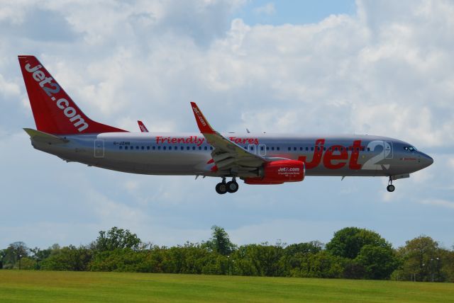 Boeing 737-800 (G-JZHR) - From Car park 5