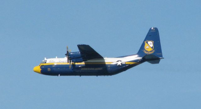 Lockheed C-130 Hercules — - Blue Angels C-130 San Francisco Oct 9, 2011