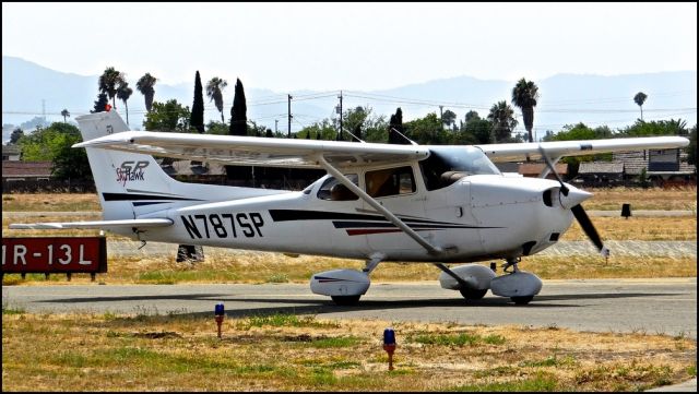 Cessna Skyhawk (N787SP) - N787SP clear 31R at the Reid Hillview Airport.