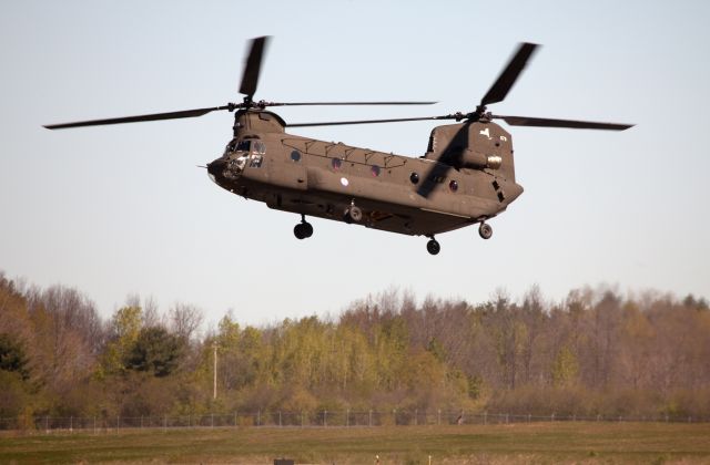 Bell JetRanger (ARMY) - Pilots performed perfect landing in strong wind conditions. No location or type information will be given for US military aircraft.