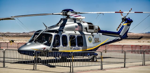 BELL-AGUSTA AB-139 (N2415) - N2415 AGUSTAWESTLAND PHILADELPHIA AW139 s/n 41586 - National Nuclear Security Administration Las Vegasbr /br /2024br /Aviation Nation 2025br /Nellis Air Force Base KLSVbr /Photo: TDelCorobr /April 5, 2025