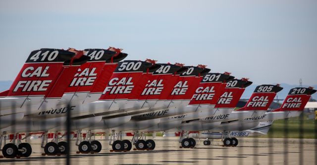 N403DF — - A whole bunch of ov10s at McClellan.