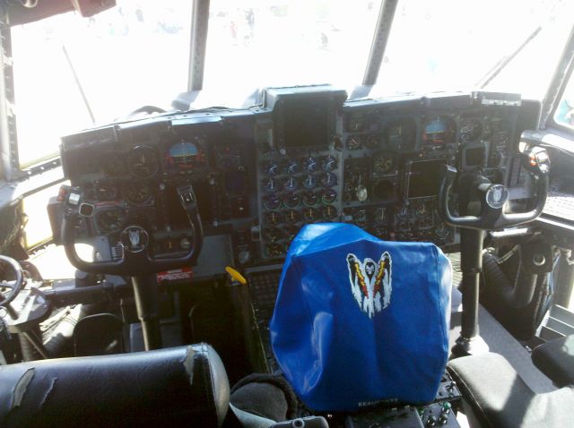 Lockheed C-130 Hercules — - Cockpit of an AC-130 at Andrews Air Force Base (KADW) during the Joint Services Open House 2012.