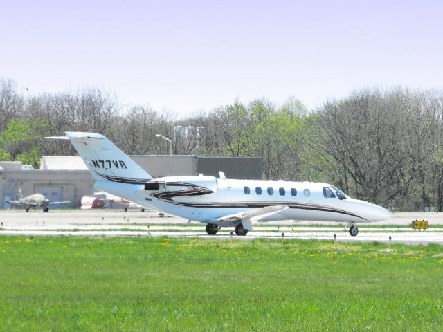 Cessna Citation CJ2+ (N77VR) - This Citation Twin Engine Jet is shown here departing in the Spring of 2013.