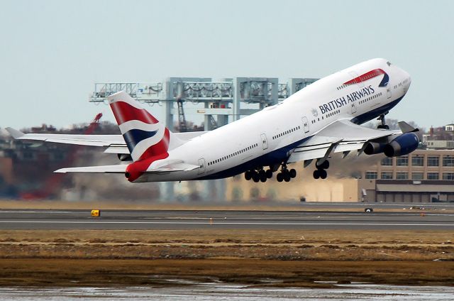 Boeing 747-400 — - Speedbird 29 Golf lifting off of 27