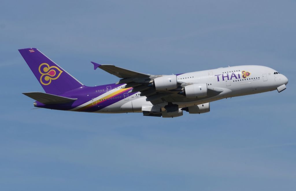 Airbus A380-800 (HS-TUC) - 14/04/2013br /Take-off 08